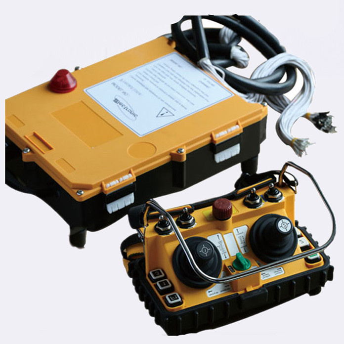 24V DC F24-60 Dual Joystick Industrial Radio Remote Control for Tower Crane