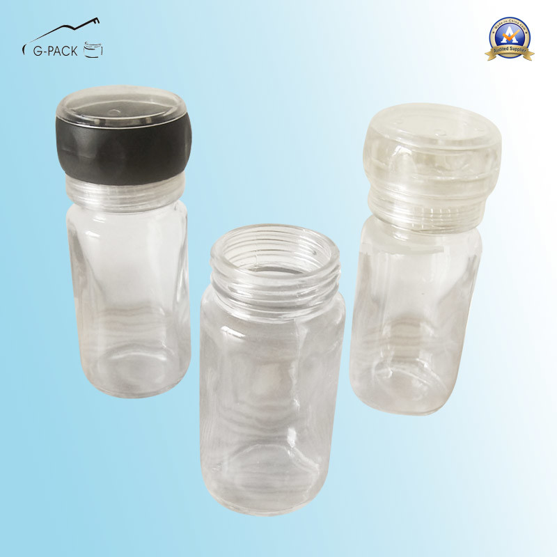 100ml Glass Spice Container with Grinder