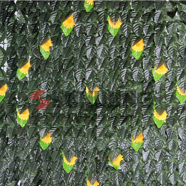 Leaves Decorative Artificial Grass IVY Fence Removable Garden Fence