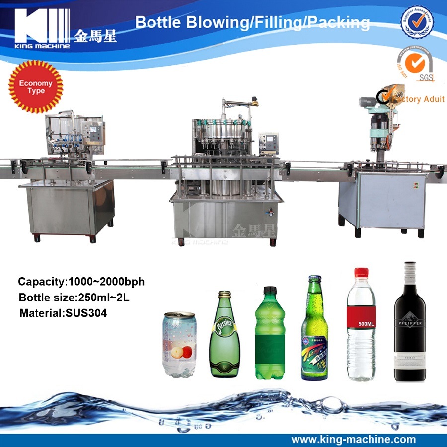 Small Capacity Linear Type Water Filling Line