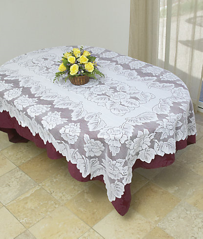 White Lace Table Cloths