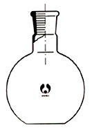 Flasks for Flat Bottom, Short Neck