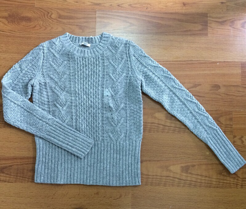Ladies Wool Nylon Knitted Fashion Sweater