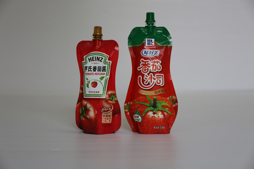 Ketchup Package/ Plastic Package/Spout Pouch Plastic Bags