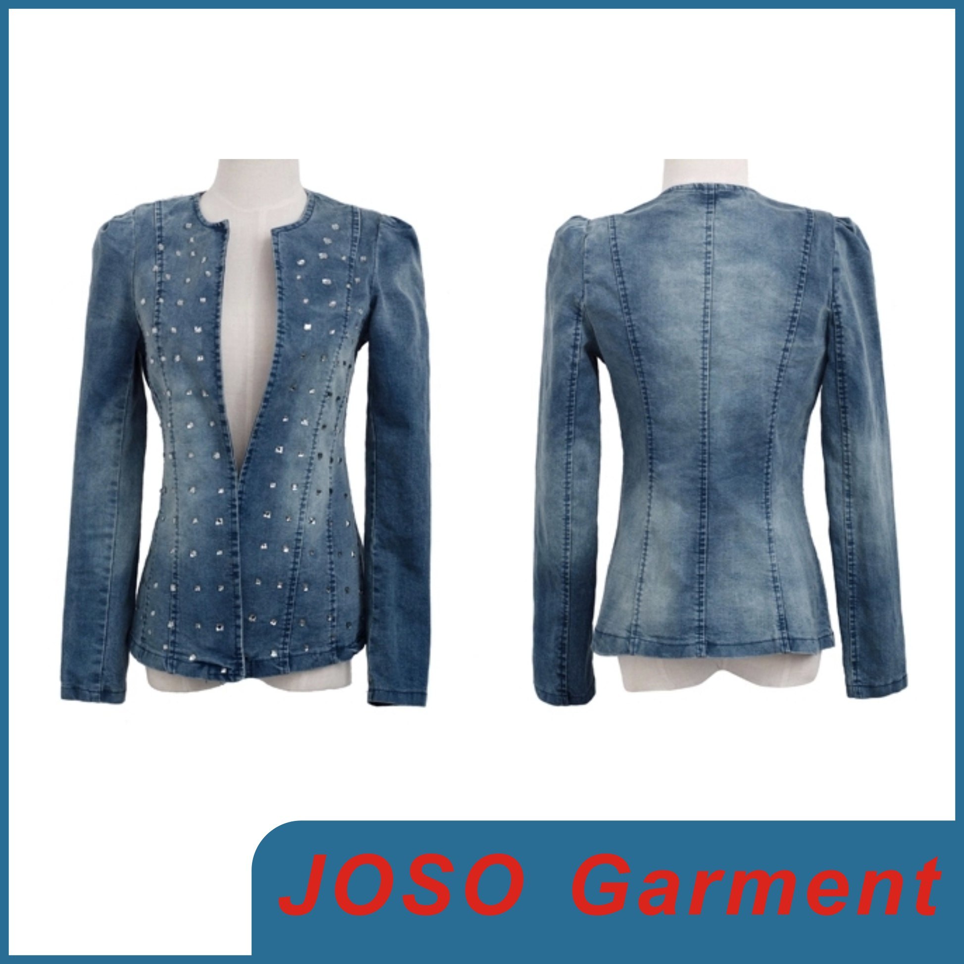 Ladies Fashion Denim Jacket (JC4013)