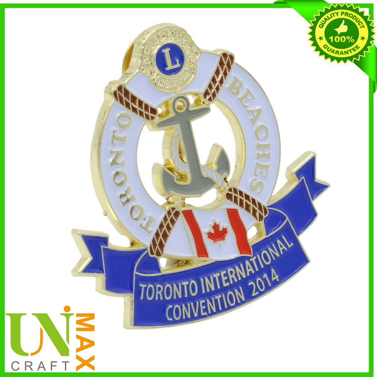 Zinc Alloy Custom Soft Enamel Lapel Pins