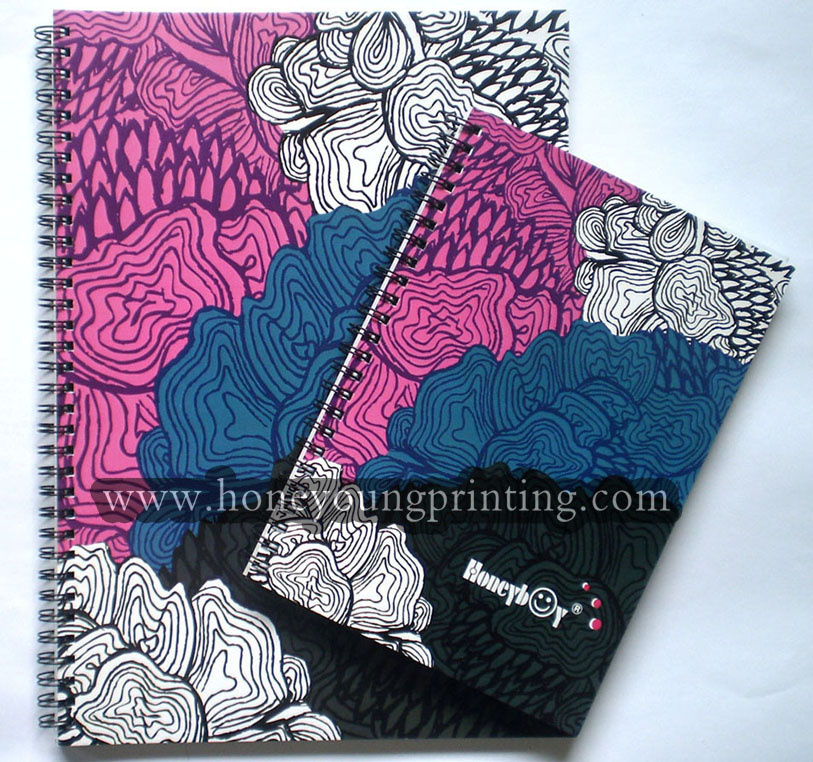 Glossy Lamination Custom Spiral Notebook