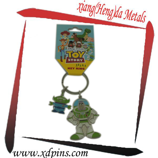 2014 Custom Cartoon Design Metal Key Chain for Promotion
