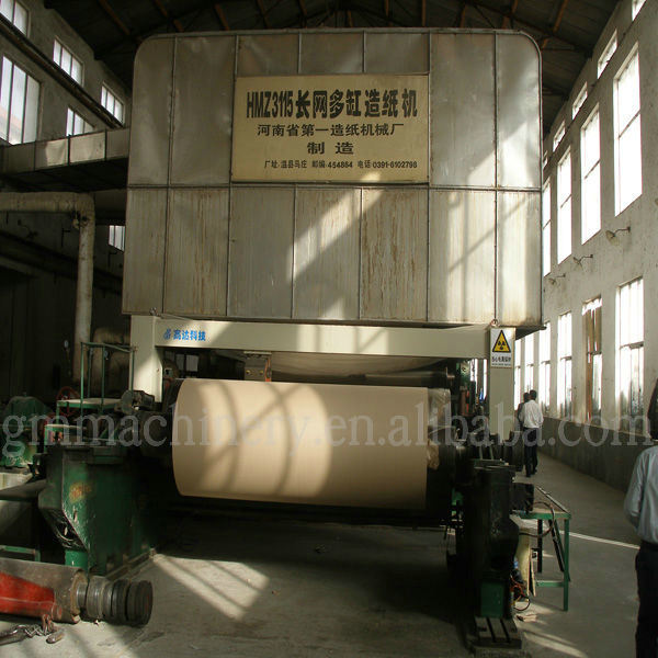 Low Consumption Kraft Paper/Corrugated Paper Making Machine, Box Recycling Machine