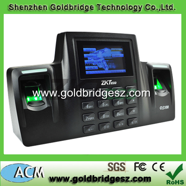 Fingerprint Time Attendance Access Control Terminal Zk Software Ds100