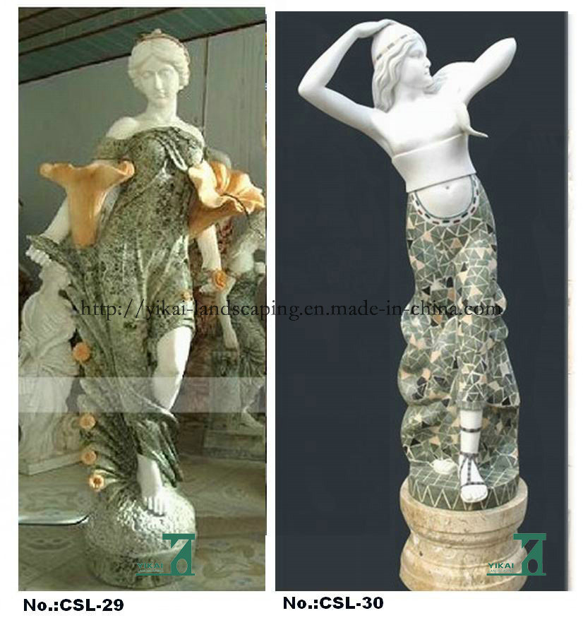 Granite, Marble Carving Sculpture. Character Figure Statues (YKCSL-11)
