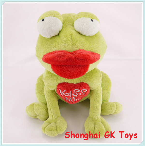 Valentine Toys Big Mouth Frog Toy Plush Toys