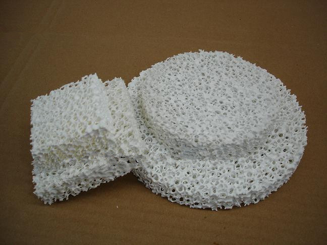 Top Quality White Durable Alumina Ceramic Foam Filter