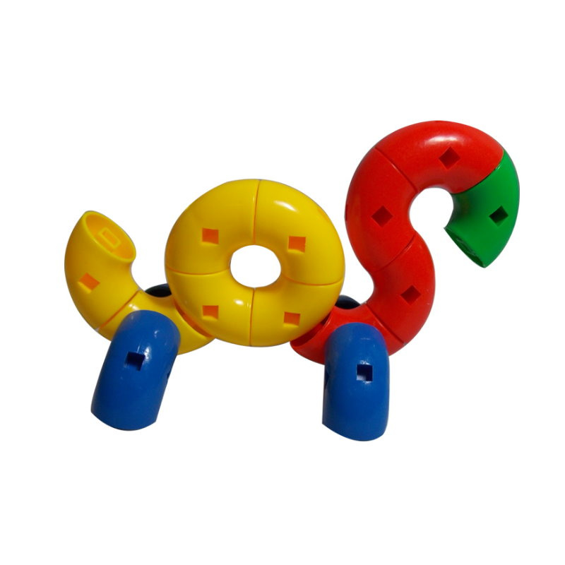 Children's Plastic Puzzle Game, Intellectual Building Brick Toy with CE/ISO Certificate