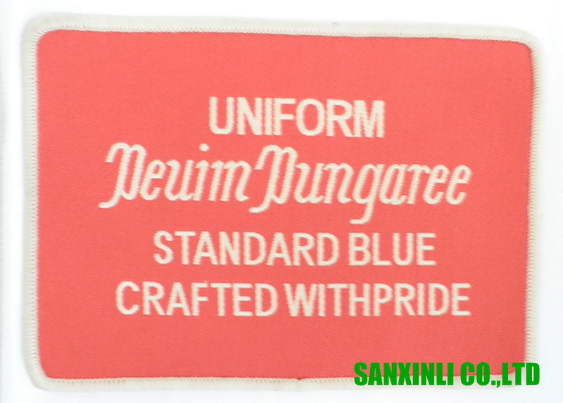 Polyester Woven Labels Garment Main Labels