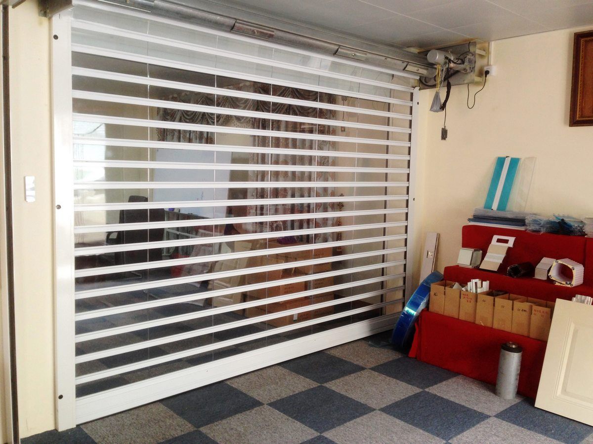 Transparent Polycarbonate Rolling Shutter Door