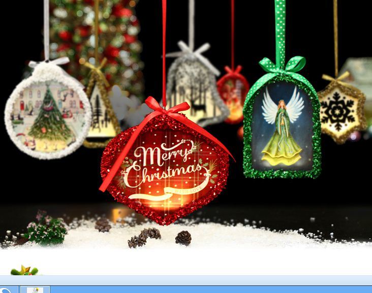 2015 New Design Christmas Decoration with LED Inside (RB-f06)