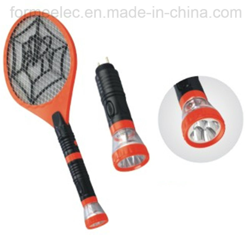 Rechargeable Electric Mosquito Swatter C088s with LED Torch