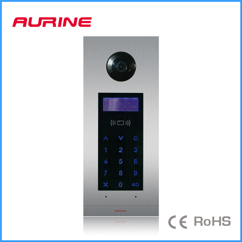 IR Light Access Control Door Entry Video Intercom