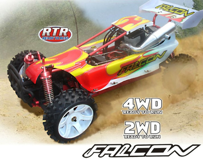 30CC RC Gas Powered Car, RC Baja, 2.4G Transmitter RC Gas Car