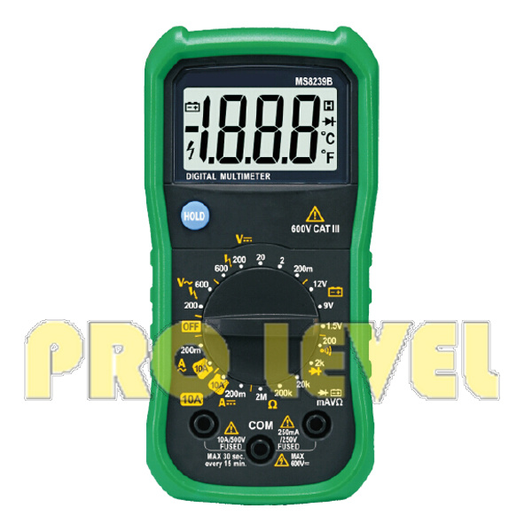 2000 Counts Professional Digital Multimeter (MS8239B)