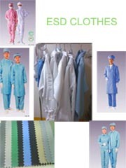 ESD Work Gown/Smock for Cleanroom Use