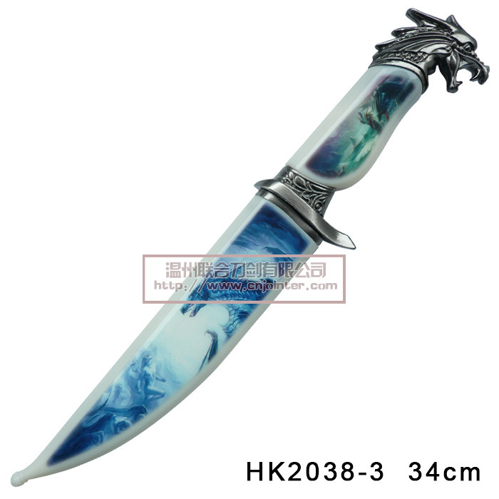 Dragon Hunting Knives Camping Knife Tactical Survival Knife 34cm