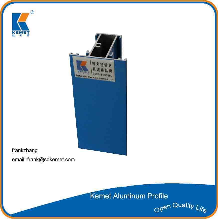 Blue Powder Coating Aluminum Profile for Window Door and Curtain Wall