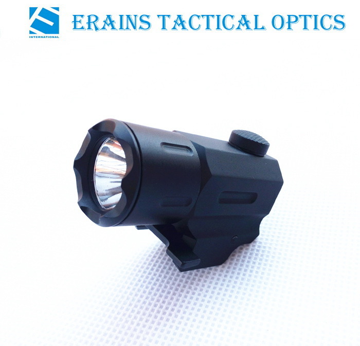 Erains Tac Optics Compact Tactical CREE Q3 100 Lumens Strobe Pistol LED Flashlight Torch