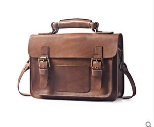 Leather Messenger Bag-Ap602