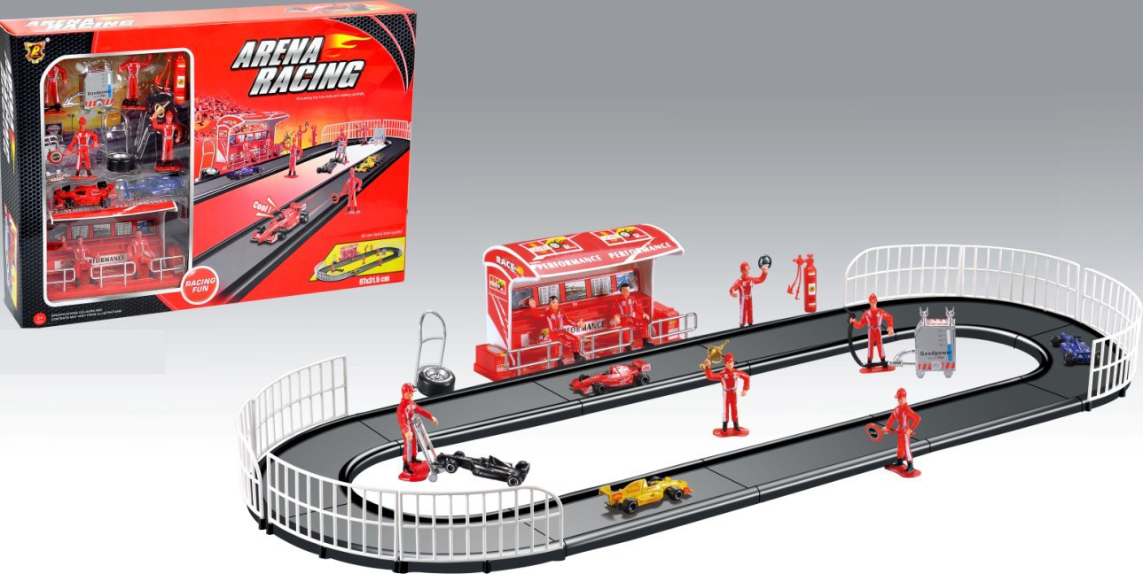 DIY Building Block Toy Autodrome