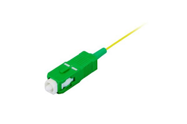 Sc APC Sm Simplex Connector in Green 0.9mm Boot