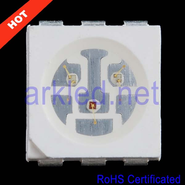RGB 5050 SMD LED (Full Color 5050 LED) with Plcc-6