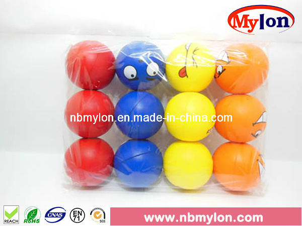 2014 Hot Sell Promotional Foam Stress PU Ball/Colorful PU Ball