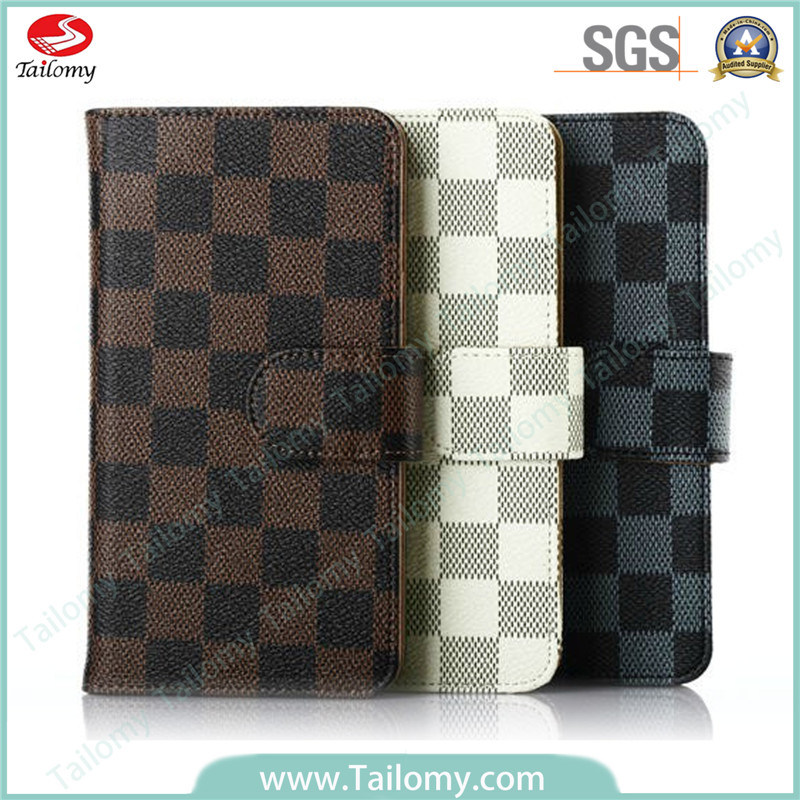 2015 Top Quality Luxury/Men's Leather Wallet Case for iPhone6