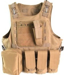 Tactical Paintball Combat Soft Gear Molle Airsoft Military Vest