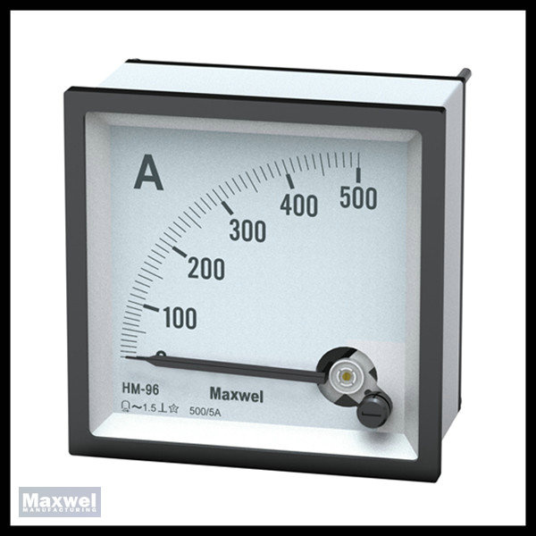 Moving Iron and Coil Instruments AC Panel Ammeter