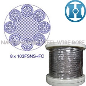 Point Line Contacted Steel Wire Rope (6X103FSNS+FC)