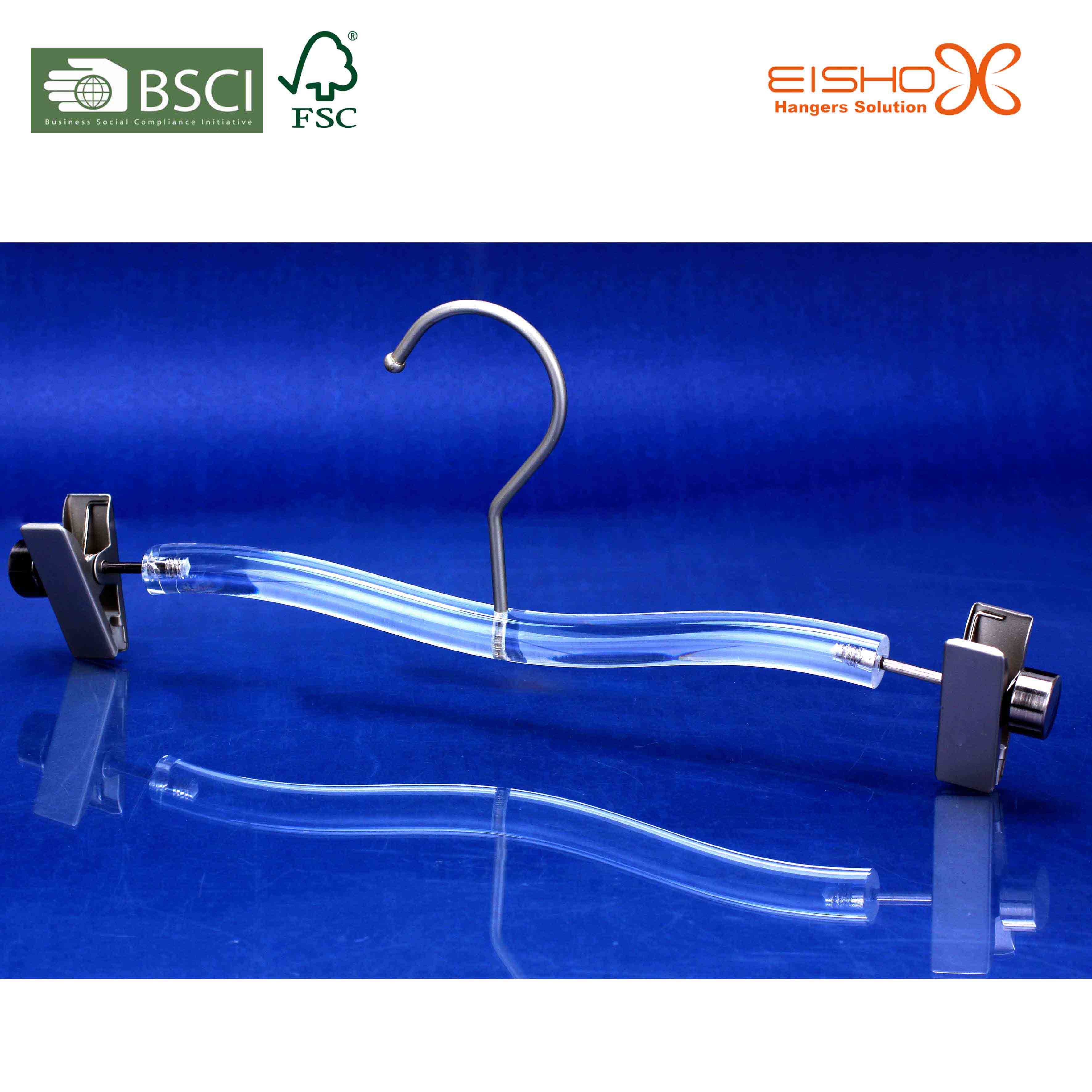 Deluxe Acrylic Pants Hanger for Clothes Display