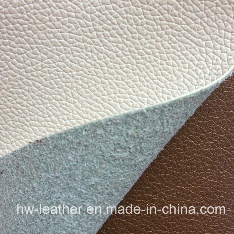Eco-Friendly Furniture PU Leather for Corner Sofa (HW-1718)