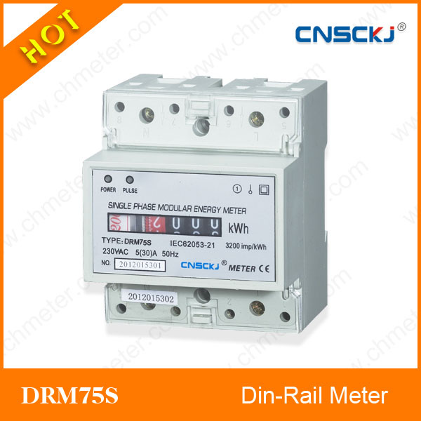 DRM75s DIN-Rail Electronic Meter for 50/60Hz Active Energy Consumption Measurement