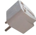 Two Round Pin Plug Adaptor (RJ-0064)