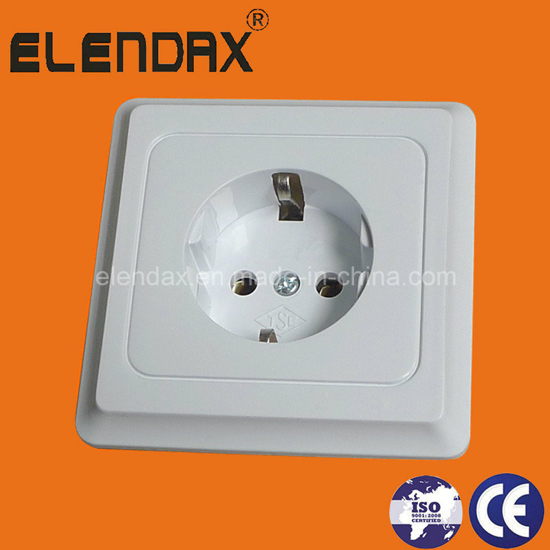 16A European Style Flush Mounted Power Wall Socket (F7010)