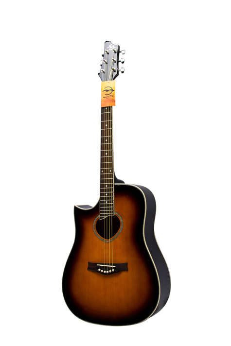 41 Inch Good Quality String Instrument Acoustic Cutaway Guitar (SP-682AC-BS)