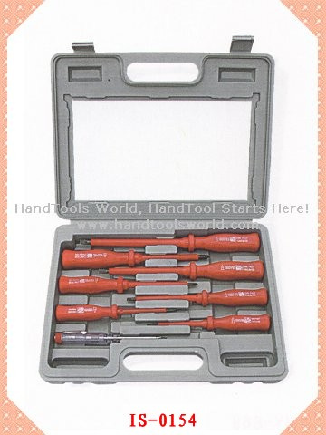 8 PCS/Set Screwdriver with Plastic Handle (IS-0154)
