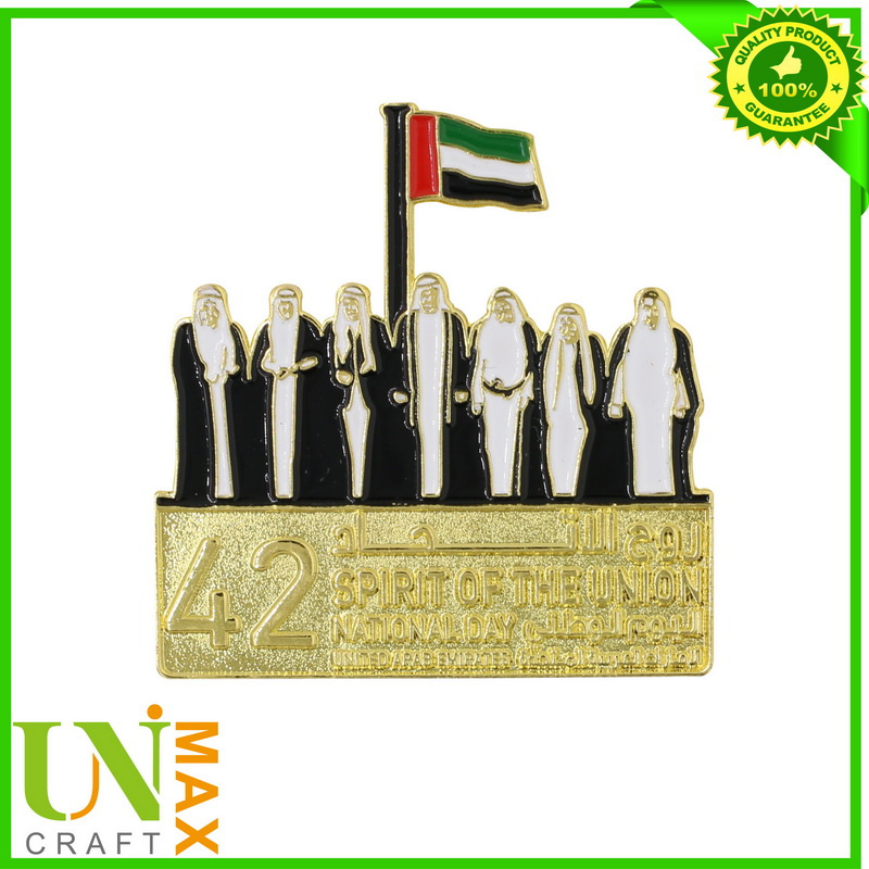 Nickel Plated Enamel Lapel Pin Badge (UM-4061)