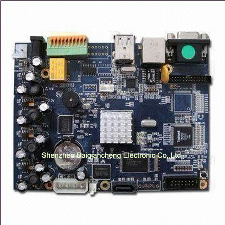 Digital Video Record Card PCBA Board Manufacturing and Assembly Service with 244mm*220mm Size (PCBA-000355-BQC)