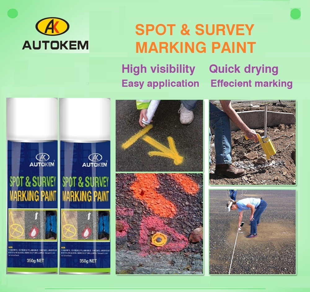 Aerosol Survey Marking Paint, Spot Marking Paint