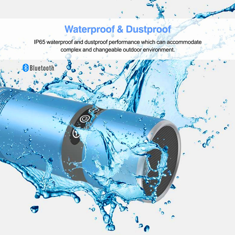 Multifunctional IP65 Waterproof Wireless Portable Bluetooth Speaker