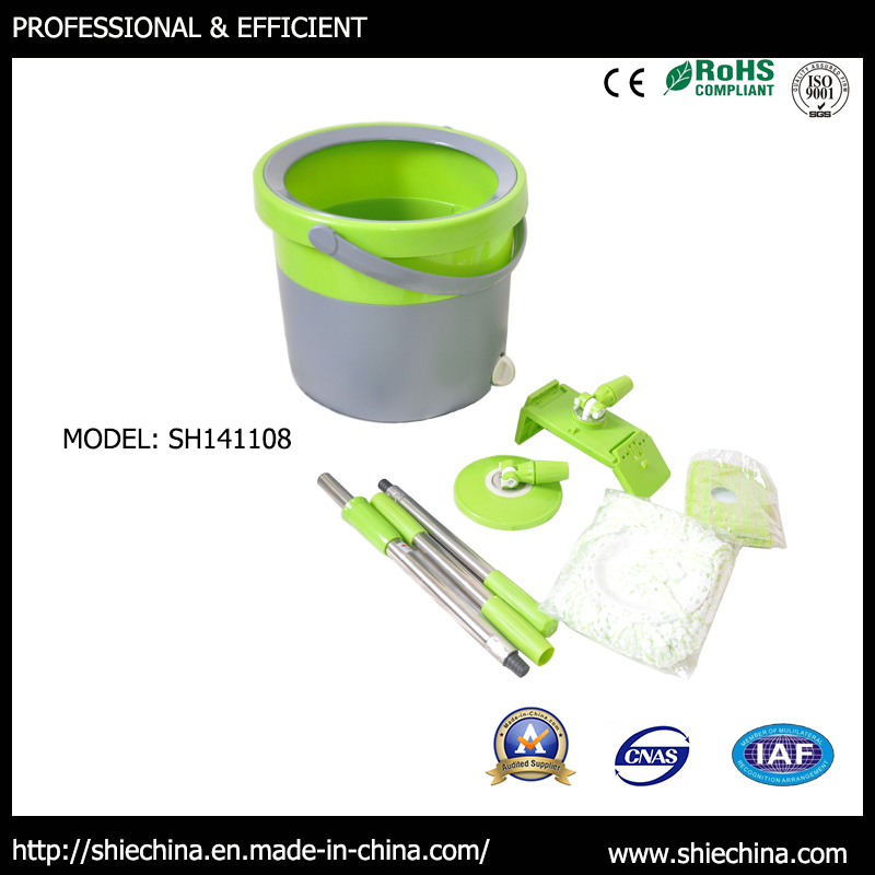 2 in 1 Rotating Spin Magic Mop Microfiber (SH141108)